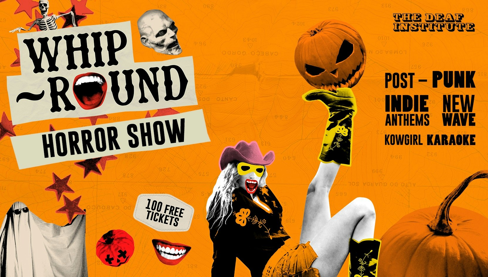 Whip-Round🤠 HALLOWEEN HORRORSHOW | THURSDAYS AT DEAF | INDIE CLASSICS, POST-PUNK, NEW WAVE + MORE
