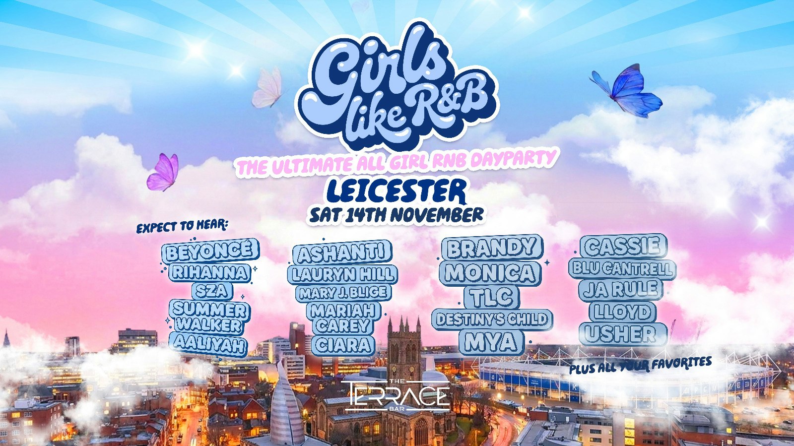 Girls Like R&B x The Terrace Leicester – Sat 14th Nov [TICKETS NOW ON SALE!]
