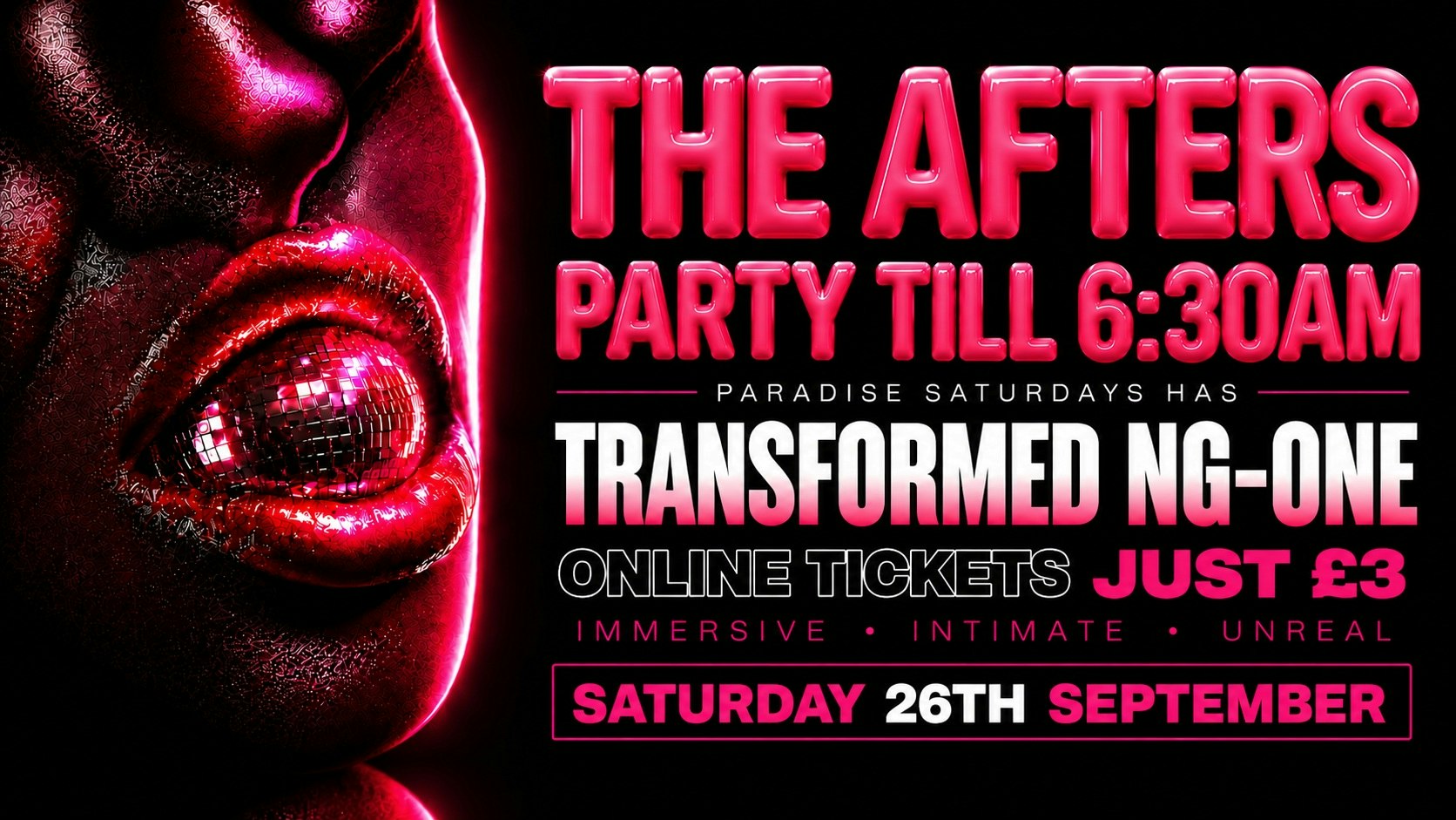 THE AFTERS Till 6:30am! TICKETS £3 + FREE DRINK B4 6AM