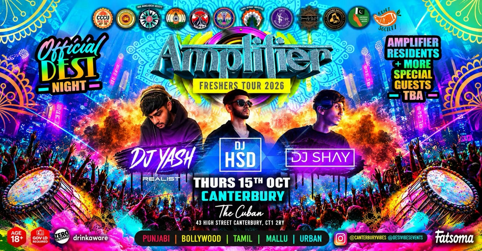 AMPLIFIER FRESHERS TOUR 2026 : CANTERBURY