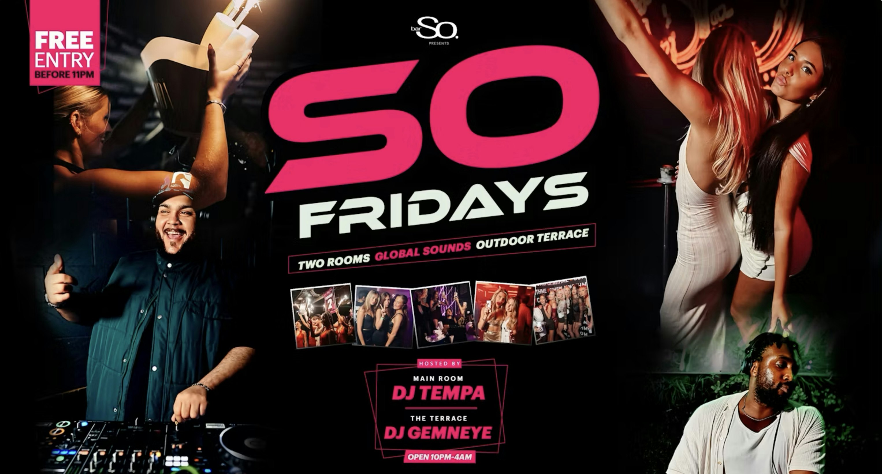 BAR SO Friday’s | www.bournemouthfreshers.com