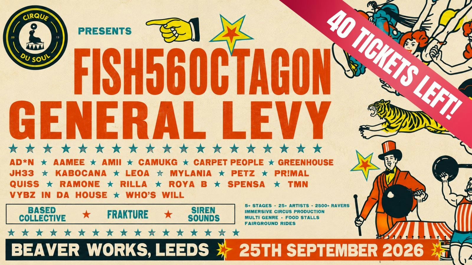 Cirque Du Soul: Leeds // Back To Beaver Works