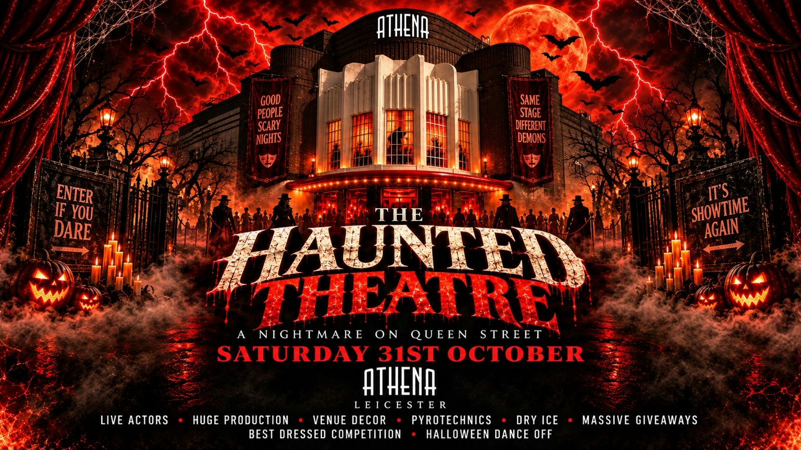 The Haunted Theatre – Nightmare on Queen Street | Leicester Freshers 2026