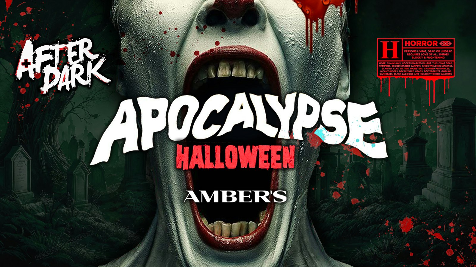 After Dark APOCALYPSE @ Ambers 🎃 Manchester’s Biggest Tuesday Night! ⚡️ Sells Out Every Week! ❤️‍🔥 Season 3