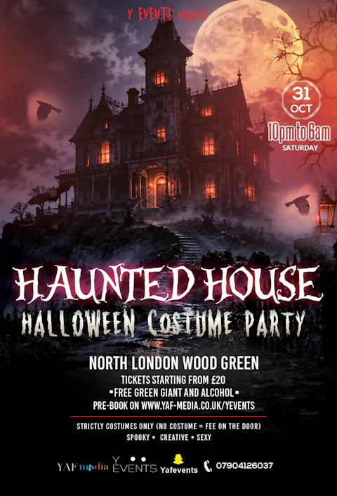 HAUNTED HOUSE PARTY (ALL INCLUSIVE)