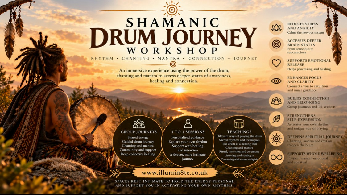 SHAMANIC DRUM WORKSHOP (Sunday 1st November) @ THE LIGHTHOUSE HUB 11AM