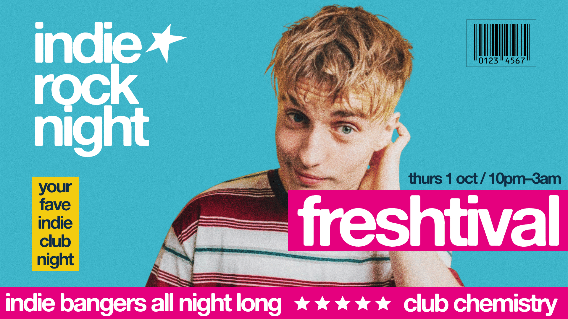 Indie Rock Night ∙ FRESHTIVAL 2026  | Club Chemistry Takeover
