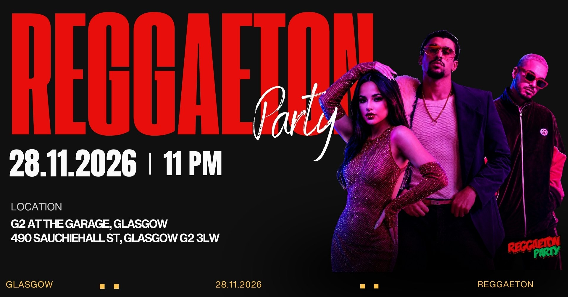 Reggaeton Party (Glasgow) November 2026