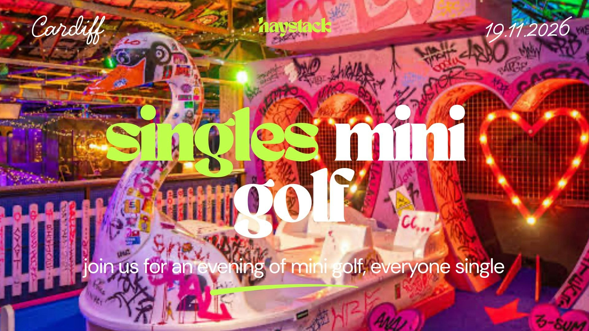 HAYSTACK DATING | GOLF FANG CARDIFF | THURSDAY 19TH NOVEMBER