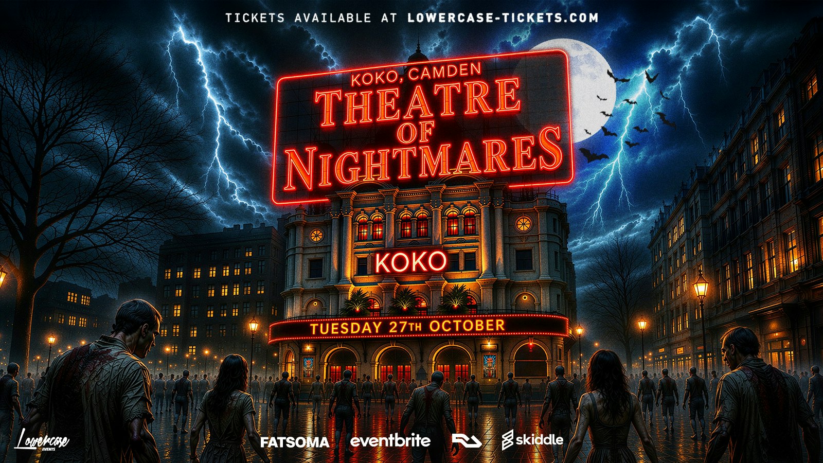 THEATRE OF NIGHTMARES @ KOKO – LONDON HALLOWEEN 2026