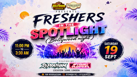FRESHERS IN SPOTLIGHT (BOLLYWOOD PARTY)
