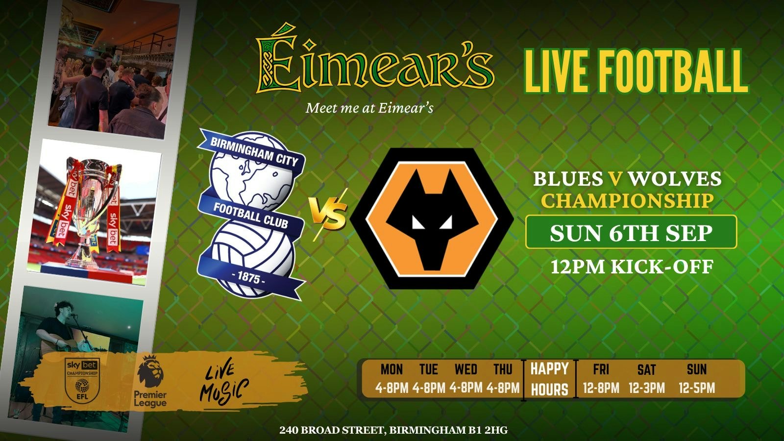 Eimear’s Presents Birmingham City vs Wolves