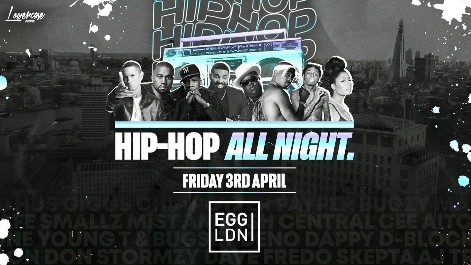 HIP-HOP ALL NIGHT @ THE STEEL YARD!