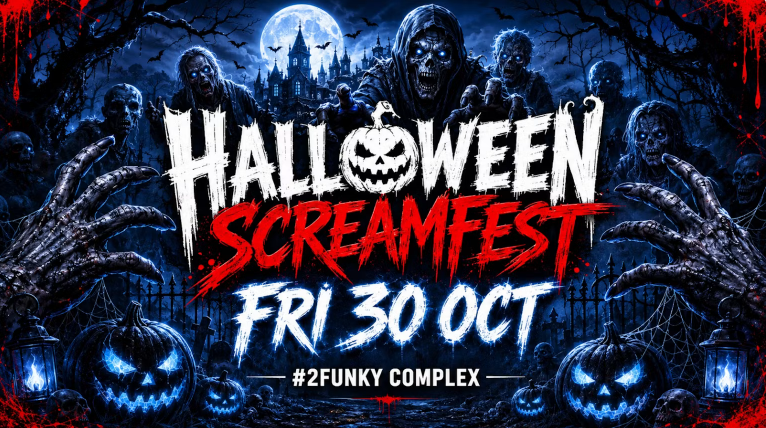 Halloween Screamfest – Friday 30th October 🎃 BOOK NOW 🎃 ALLFRIGHTER TILL 5AM 🎃 [LAST 50 £5 TICKETS]
