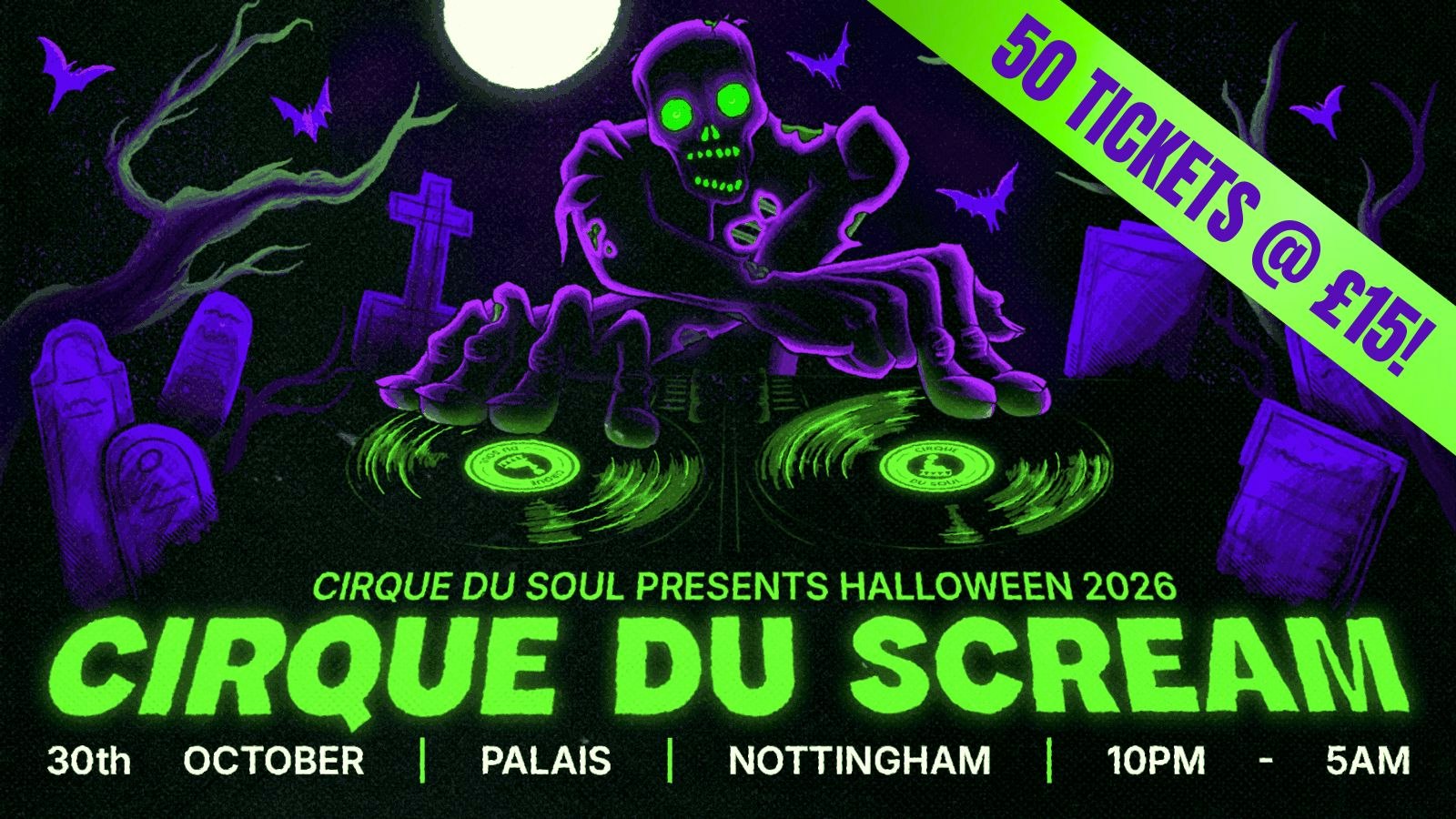 Cirque Du Soul: Nottingham // Halloween