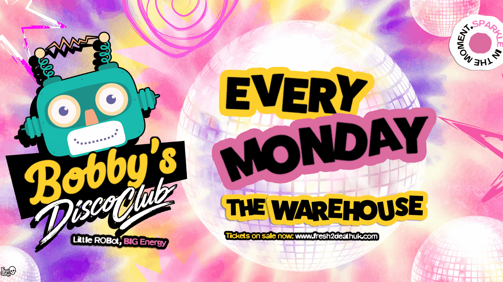 Bobby’s Disco Club Relaunch at The Warehouse – Mon 14th Sept
