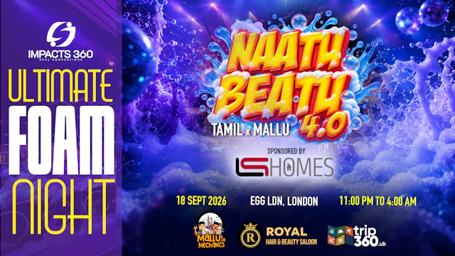 Naatu beatu 4.0 - Foam party Tamil x Mallu