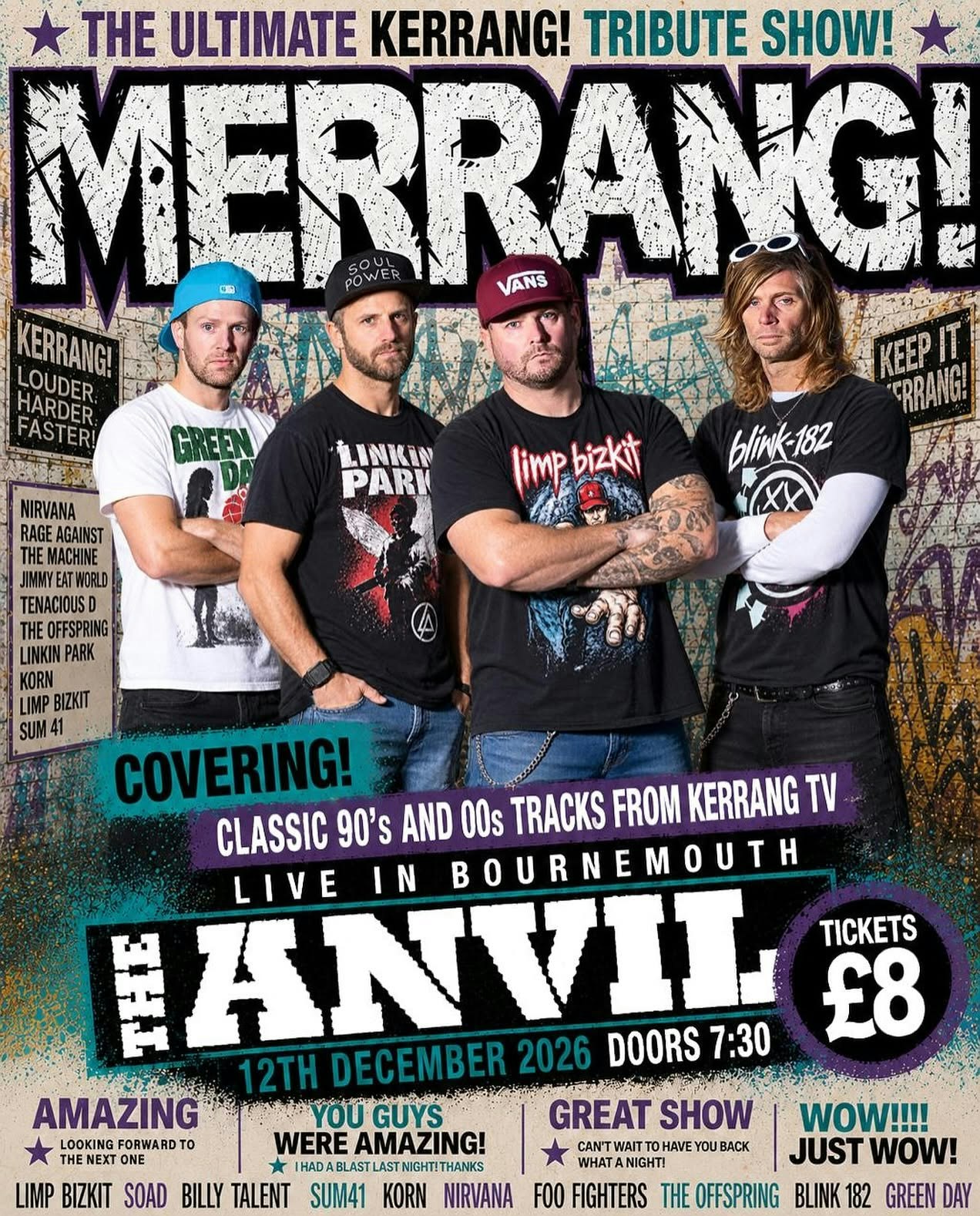 MERRANG!!! Classic 90’s 00’s tracks from Kerrang TV