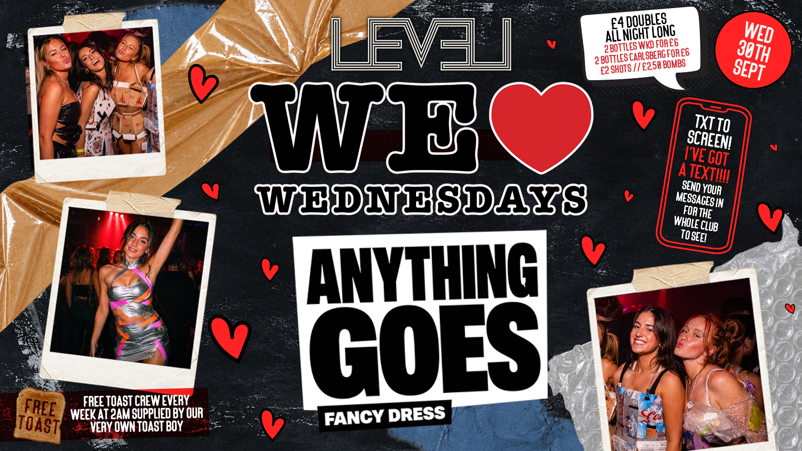 WE LOVE ❤️ WEDNESDAYS 🎊 – ANYTHING GOES FANCY DRESS 👗 – LIVERPOOL’S LEGENDARY WEDNESDAY NIGHT