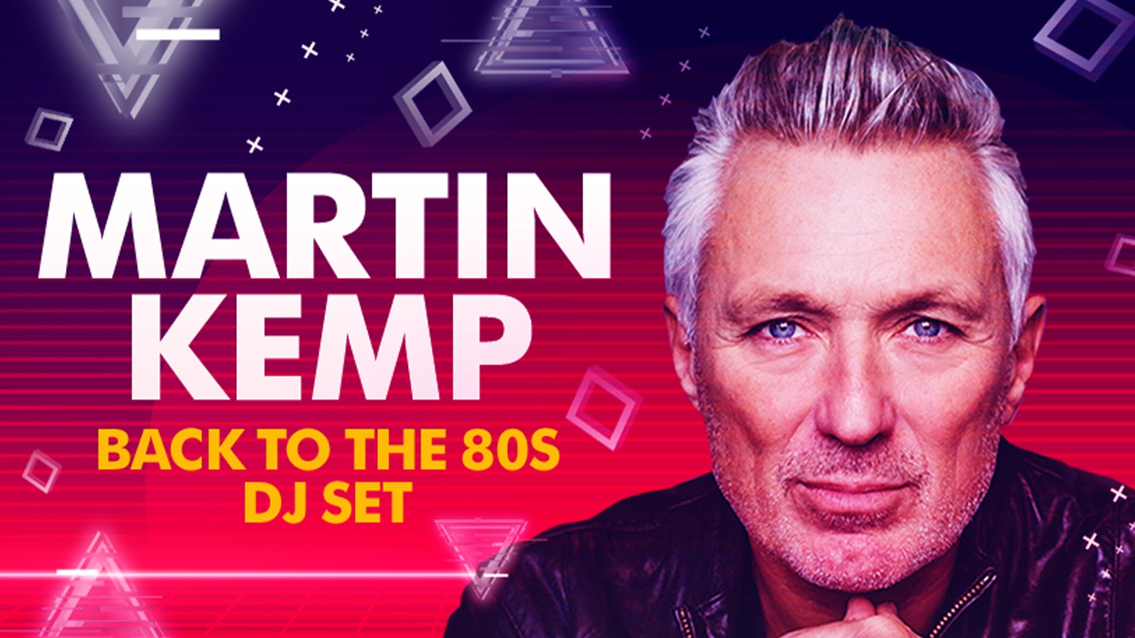 🥳 Martin Kemp: BACK TO THE 80s DJ set DAY PARTY!