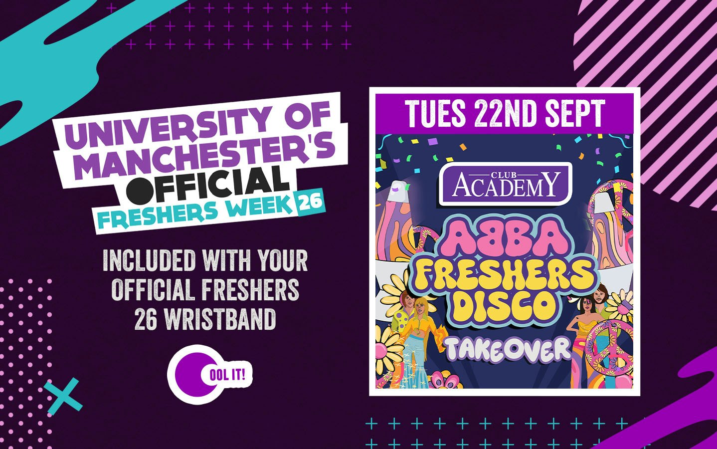 OFFICIAL UOM EVENT 3 – THE ABBA FRESHERS DISCO 🌐 💃🏻🕺🏽