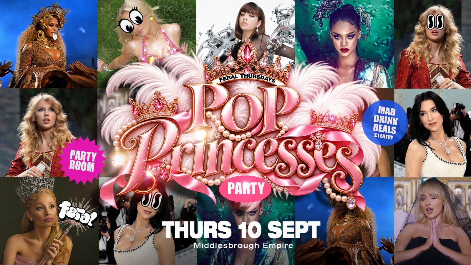 Feral  Pop Princess Party