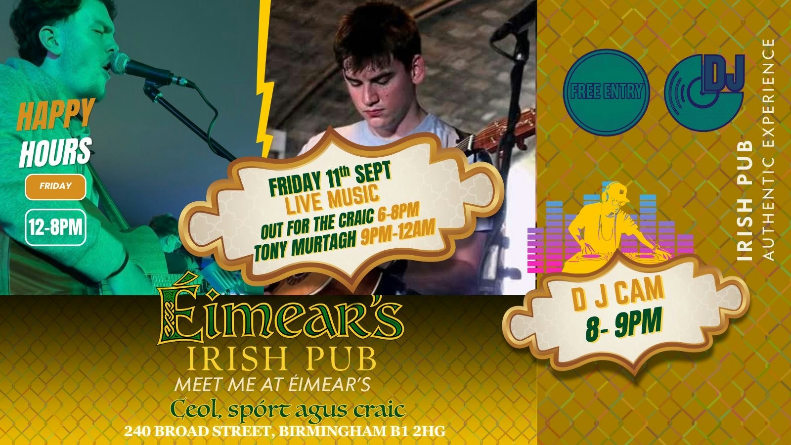 Eimear’s Presents Live Music