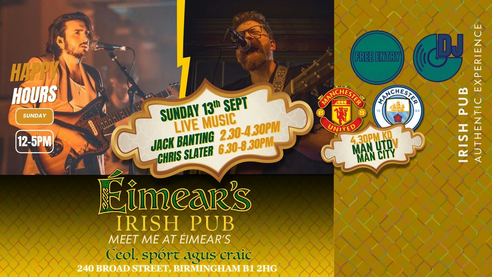 Eimear’s Presents Live Music