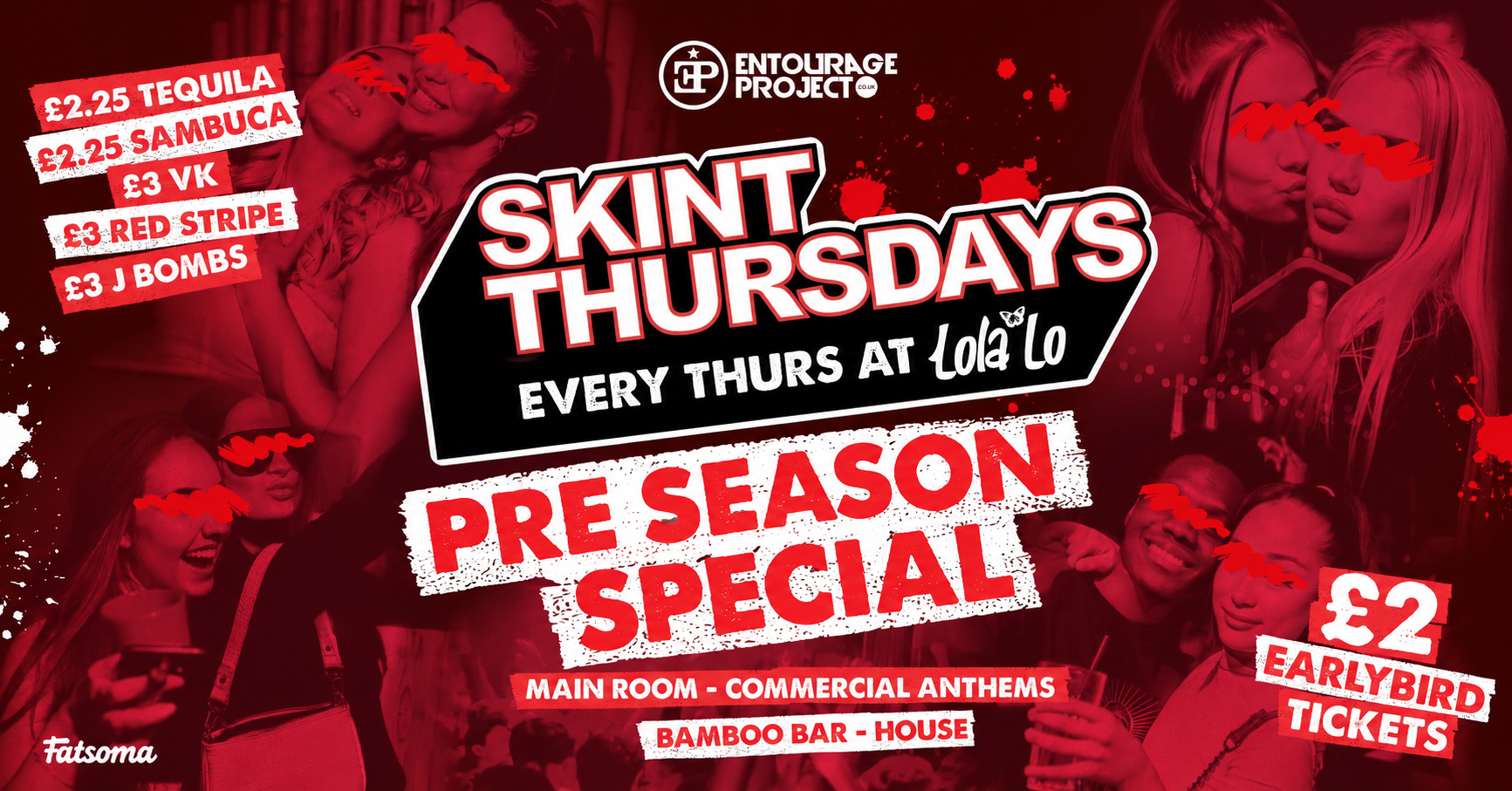SKINT THURSDAYS – PRE-SEASON SPECIAL❤️
