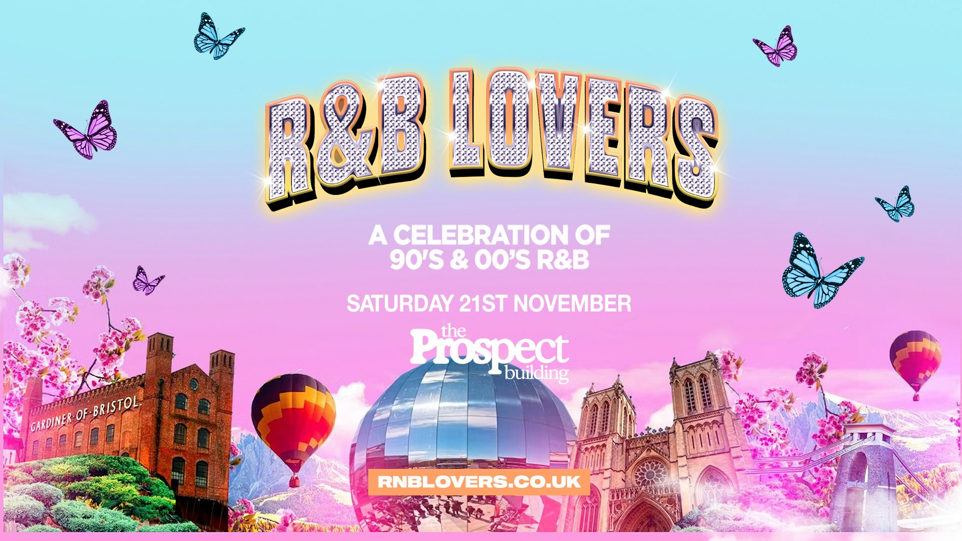 R&B Lovers – Saturday 21st November – The Prospect Building [TICKETS DROP THURSDAY 9AM!]