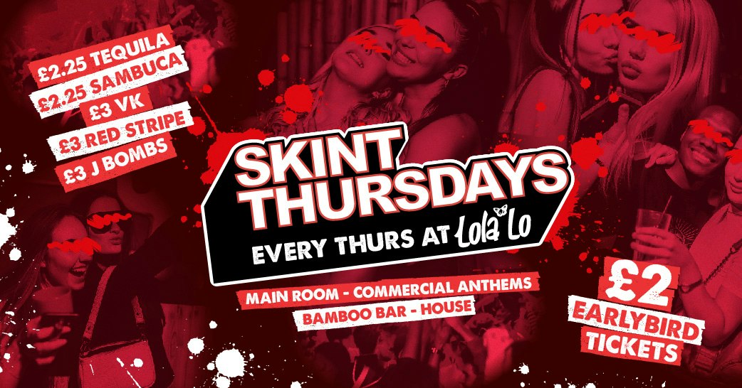 SKINT THURSDAYS – DARTS AFTERPARTY🎯❤️
