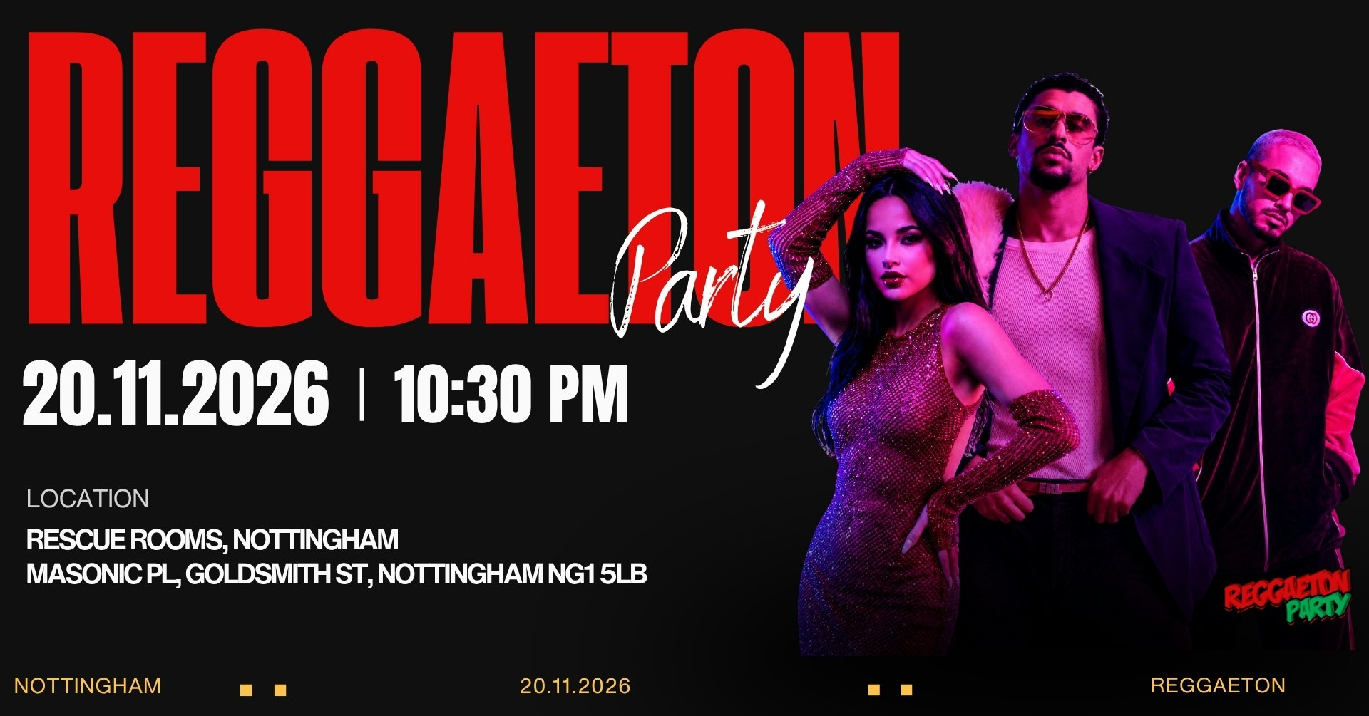 Reggaeton Party (Nottingham) November 2026