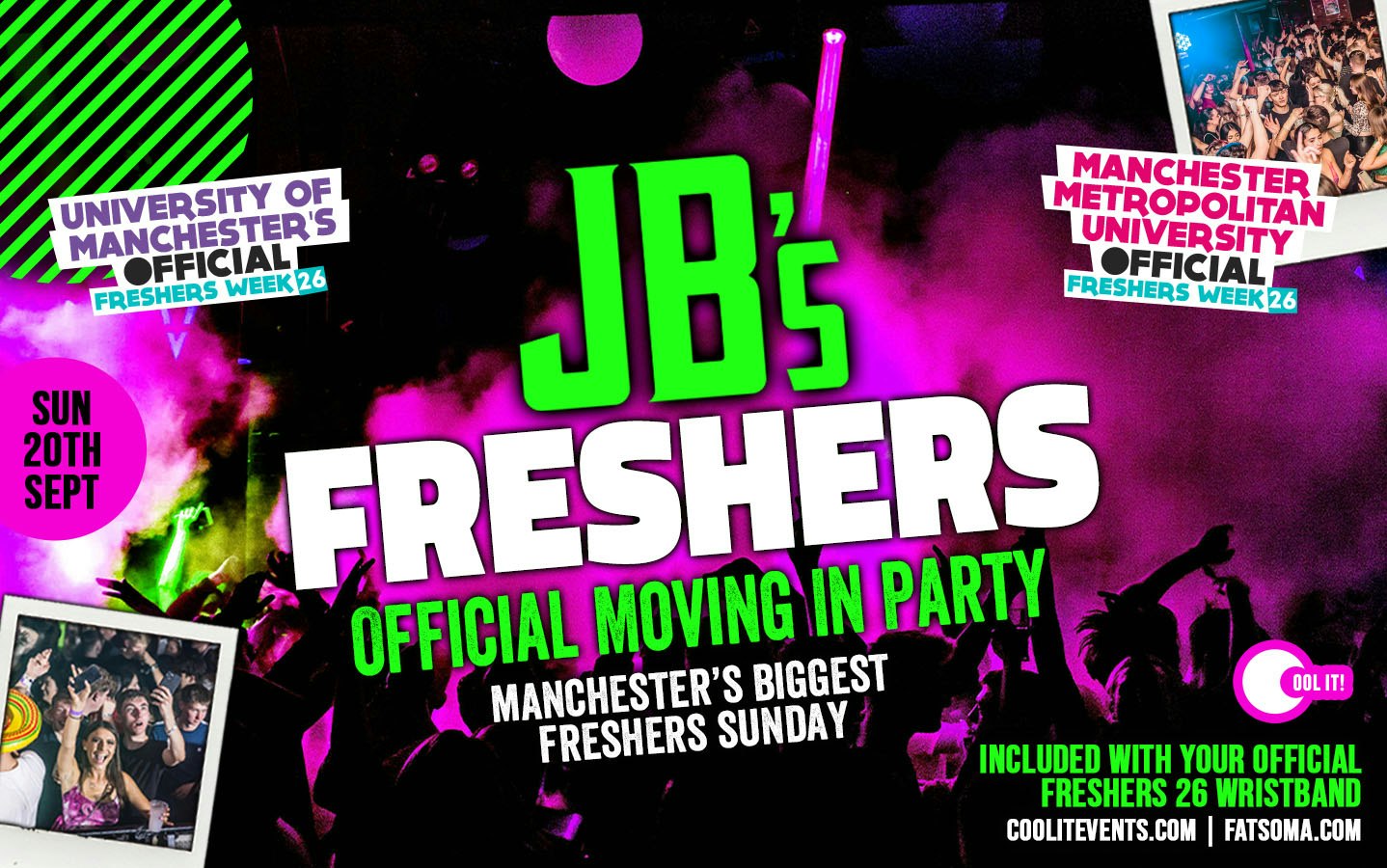 OFFICIAL MMU & UOM EVENT 2 – THE FRESHERS SUNDAY OFFICIAL MOVING IN PARTY PART 2 // JB’s