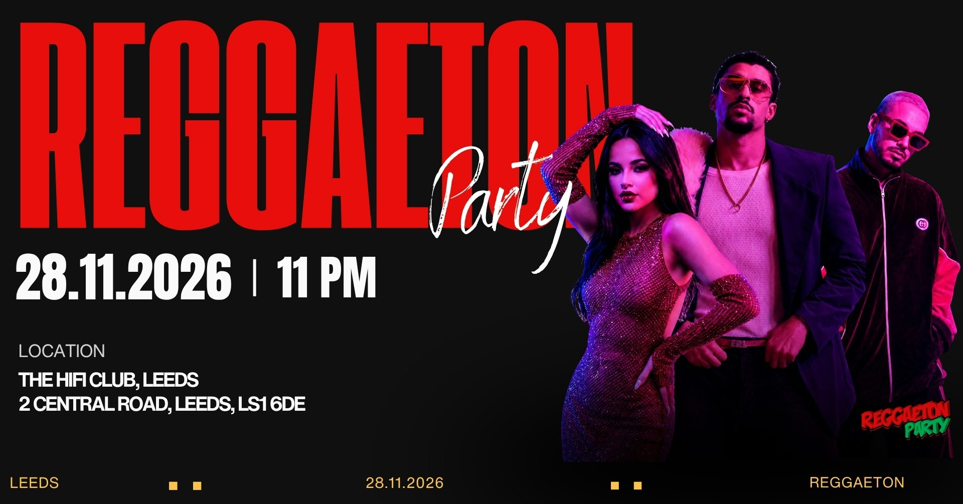 Reggaeton Party (Leeds) November 2026