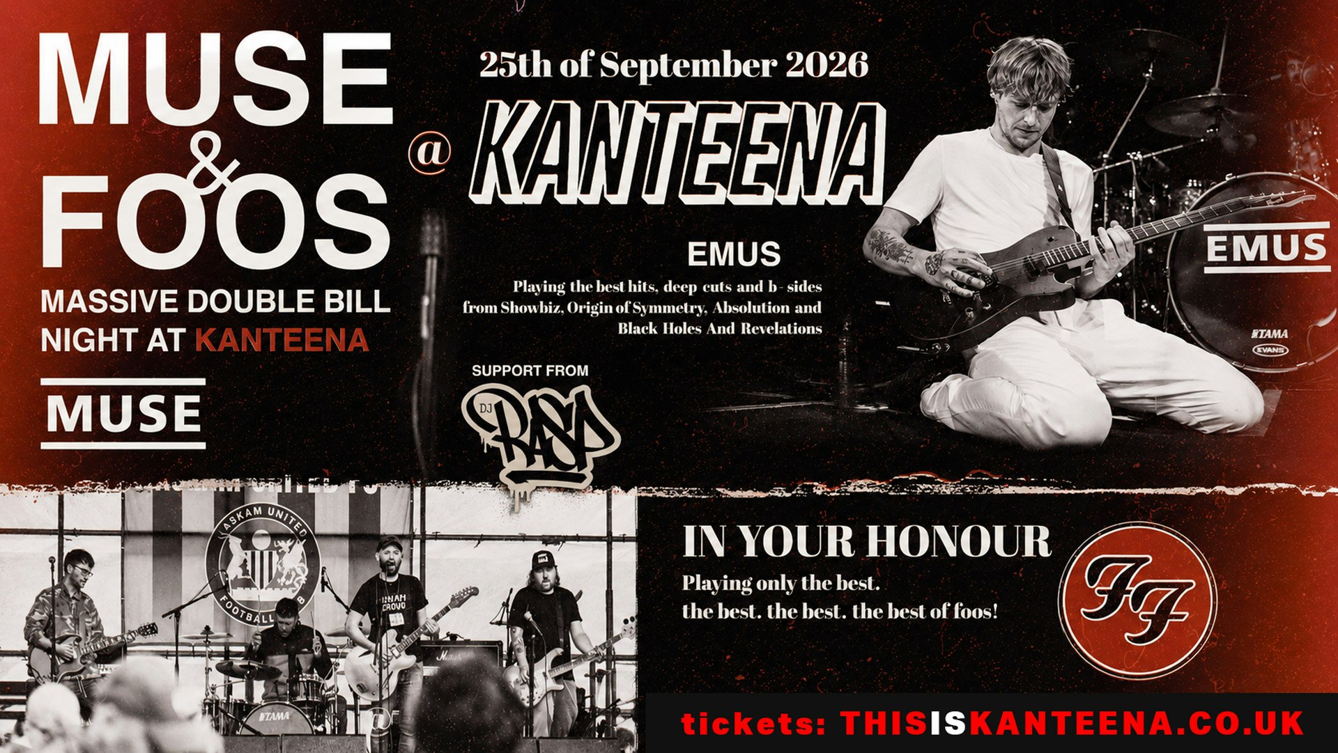 Muse & Foo Fighters Tributes by EMUS & In Your Honour