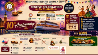 Festive Celebration On Thames - Bollywood Boat Party