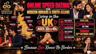 Online Speed Dating | For UK Indian Singles in their 30's & 40's