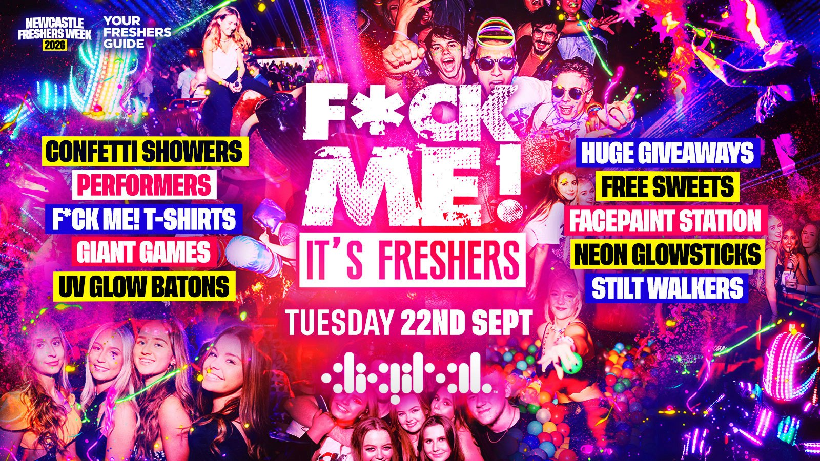 F*CK ME It’s Freshers | Newcastle Freshers 2026