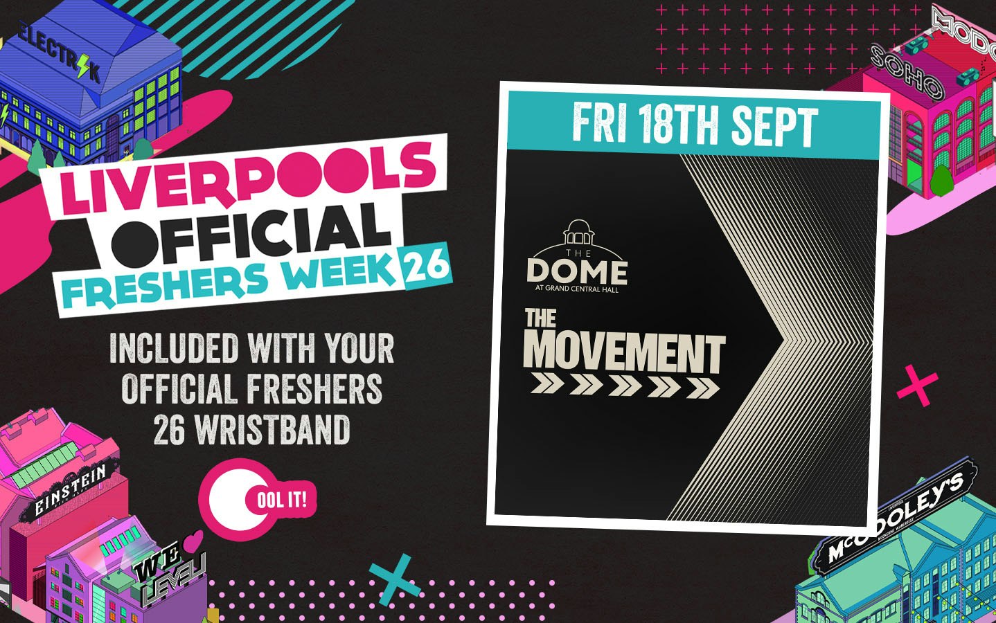 DAY 6 – OFFICIAL EVENT 1 –  THE MOVEMENT FRESHERS SPECIAL