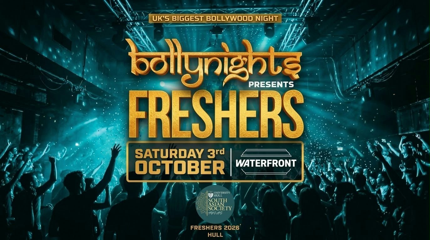 Bollynights Hull – FRESHERS PARTY| Saturday 3rd October | Waterfront