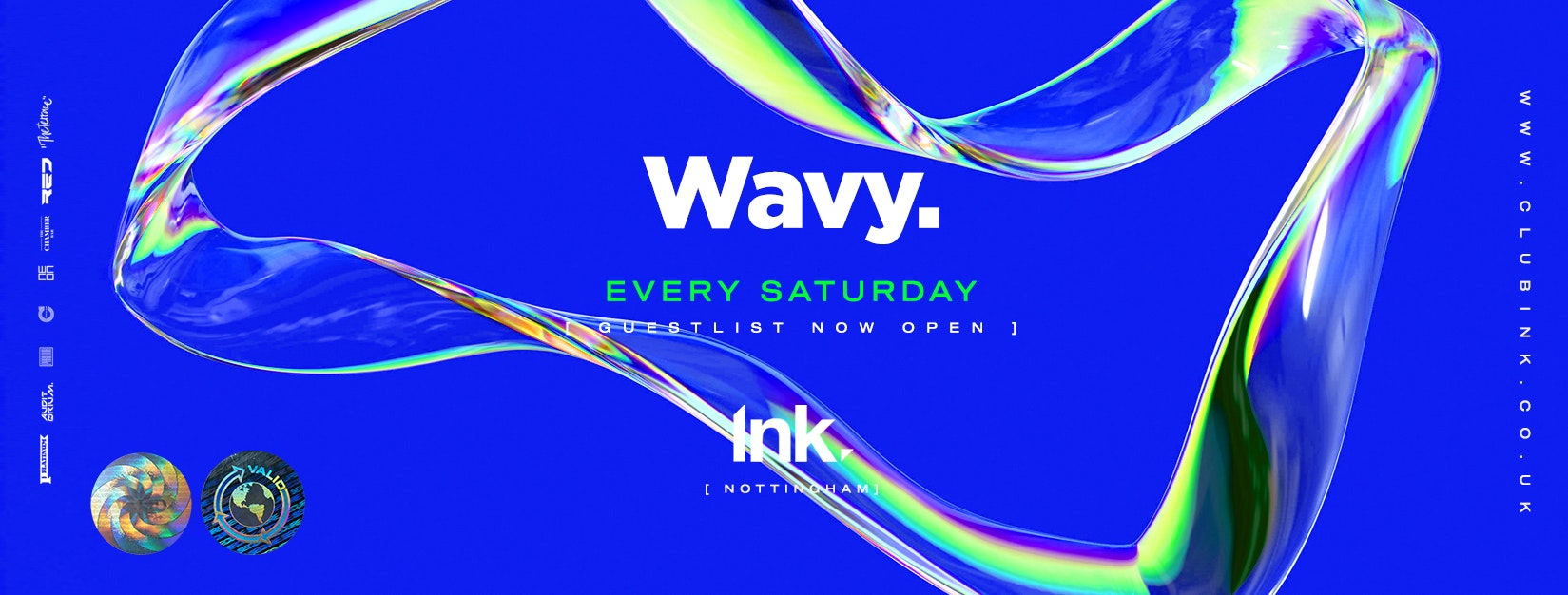 Wavy Saturday –  25.01.20 [£2 Drinks*] under 300 tickets remain