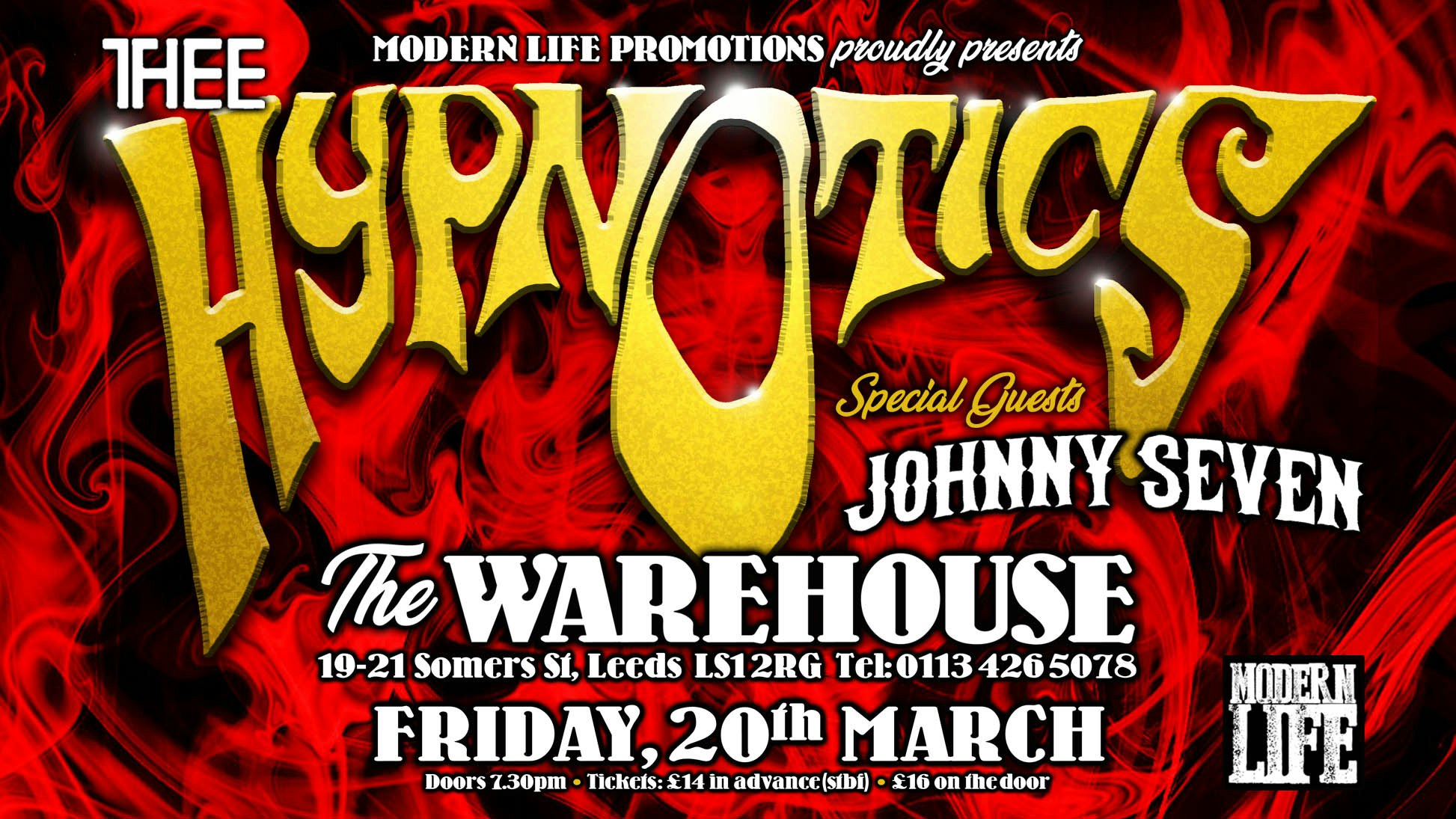 Thee Hypnotics + Johnny Seven – Live