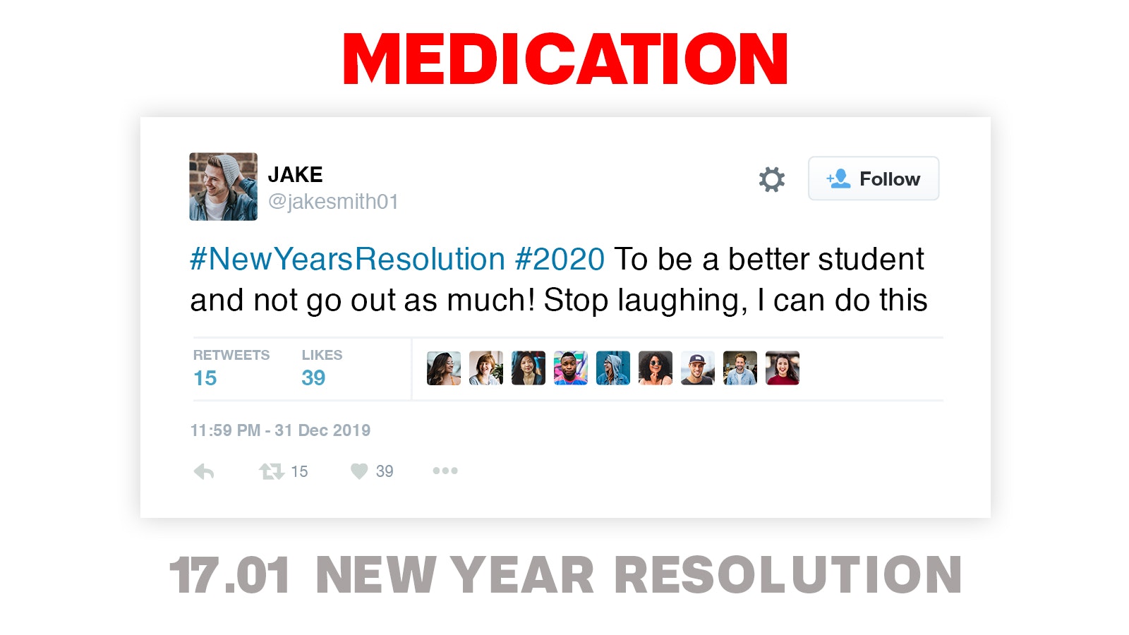 MEDICATION – NEW YEAR RESOLUTIONS