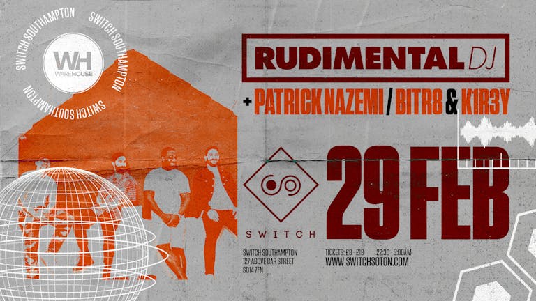Warehouse Presents: Rudimental DJ