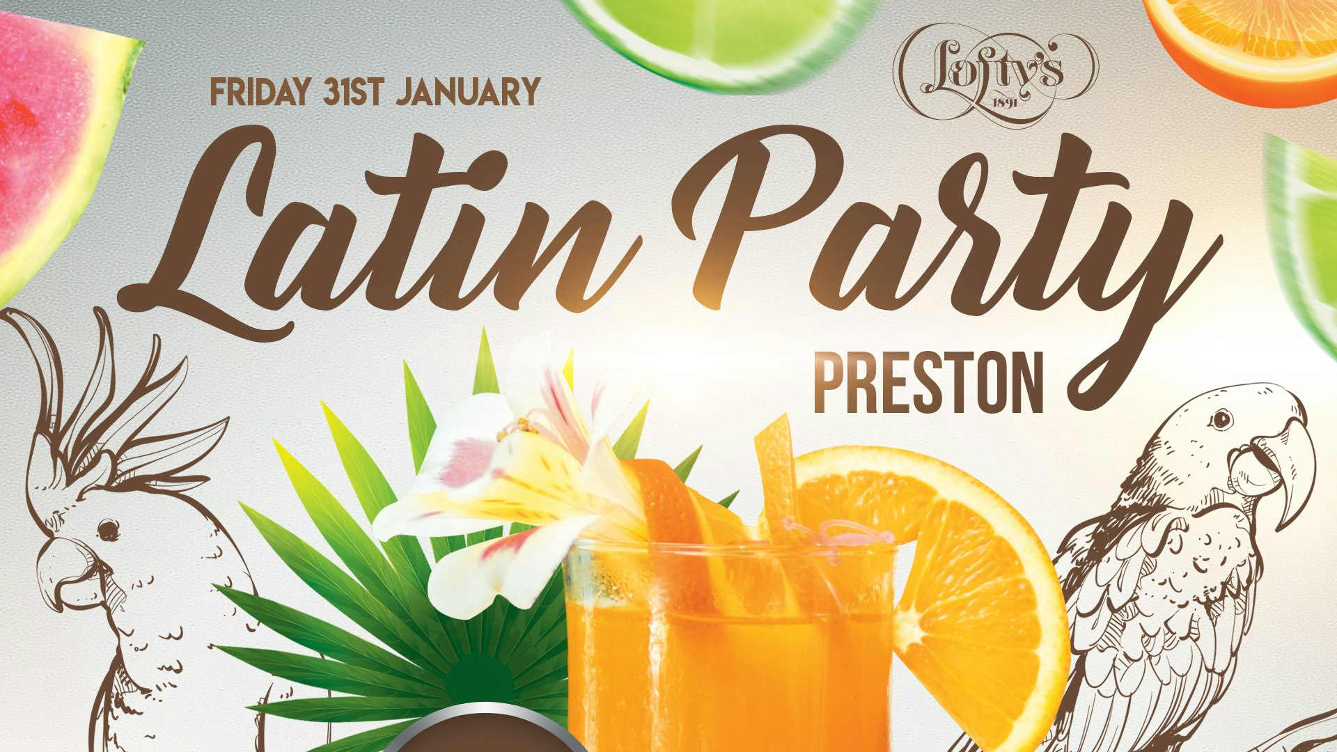 Latin Party Preston: Friday 31st January 2020