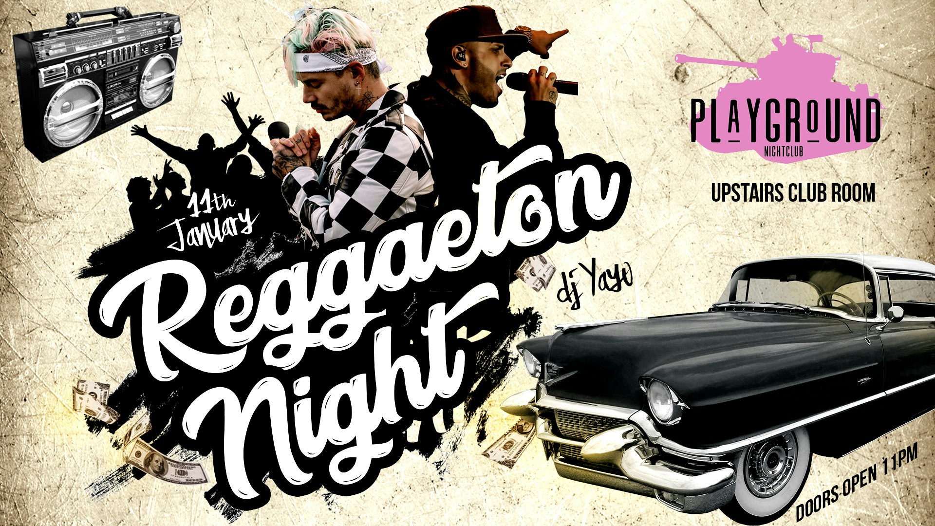 Reggaeton Night Manchester | Sat 11th January: Playground Club