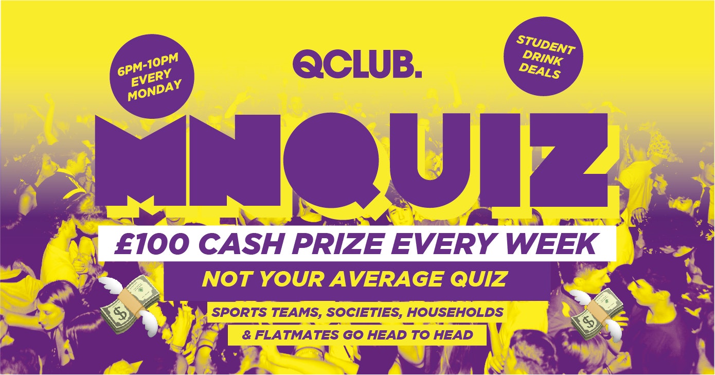 MNQuiz… Every Monday £100 CASH PRIZE + MORE ?