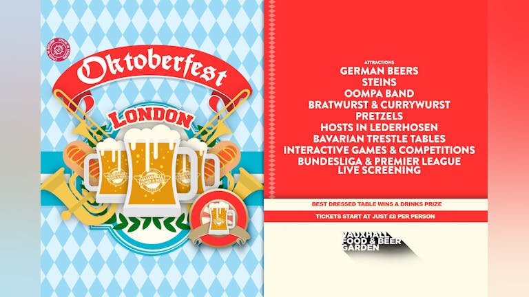 The Big Student OKTOBERFEST 🇩🇪🇩🇪 🎉Thursday October 22nd - Tickets Out Now!