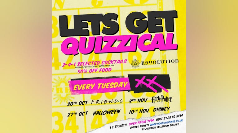 Lets Get Quizzical @ Revolution Electric Press - Halloween