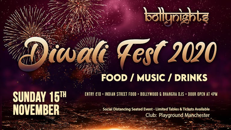 Diwali Fest 2020 - Bollynights Manchester